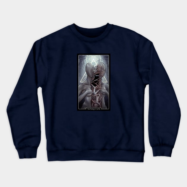 Separation Crewneck Sweatshirt by jpowersart